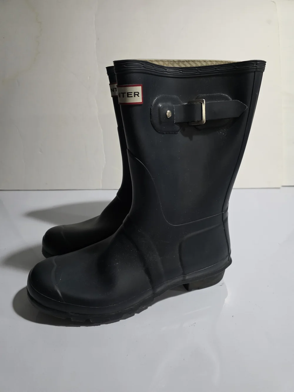 Hunter Boots Mid Rain Boots for Women Short Blue Size 10f 9m